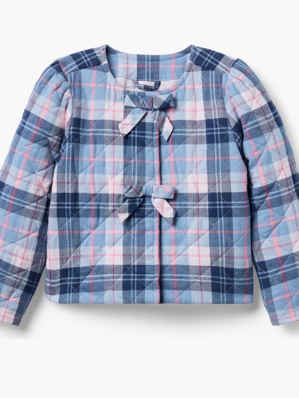 Janie and Jack the Plaid Bow Jacket